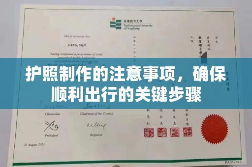月湖护照制作的注意事项，确保顺利出行的关键步骤