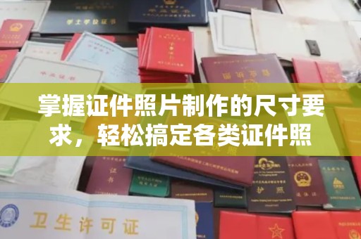 月湖掌握证件照片制作的尺寸要求，轻松搞定各类证件照