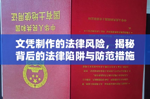 月湖文凭制作的法律风险，揭秘背后的法律陷阱与防范措施