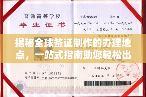 月湖揭秘全球签证制作的办理地点，一站式指南助您轻松出行