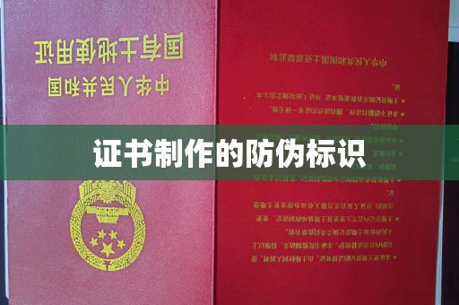 月湖证书制作的防伪标识